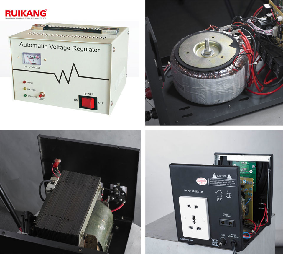 Relay Type Meter Display Customized Voltage Stabilizer
