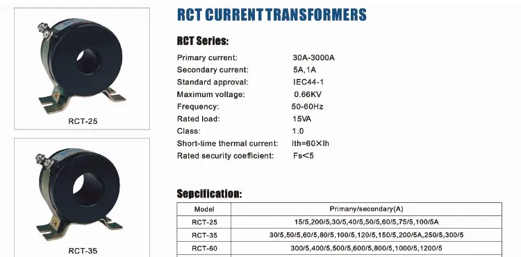Ring Type Current Transformer (RCT-25)