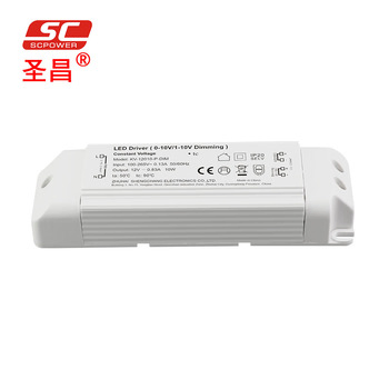 Sc 12V 10W Constant Voltage LED Power Supply 0-10V Dimmable LED Driver