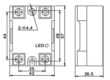 Single Phase SSR 30VDC Input DC DC Solid State Relay (SSR-DD)