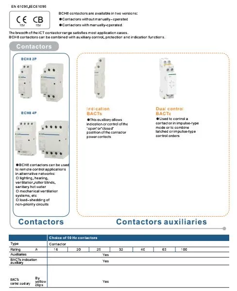 Sontuoec Sch8-25A 4p Household AC Contactor