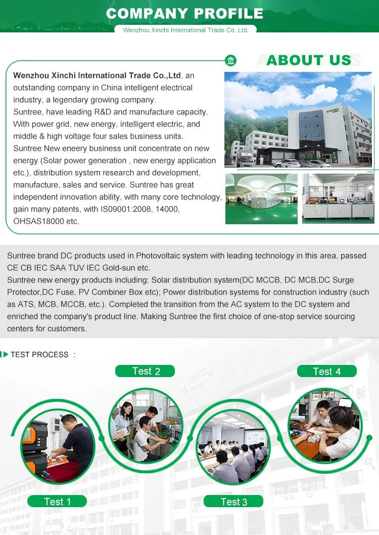 Suntree DC Siso 1200V Waterproof Isolation Switch Passed IEC Authorized Lab IP66 Waterproof Testing Siso-40