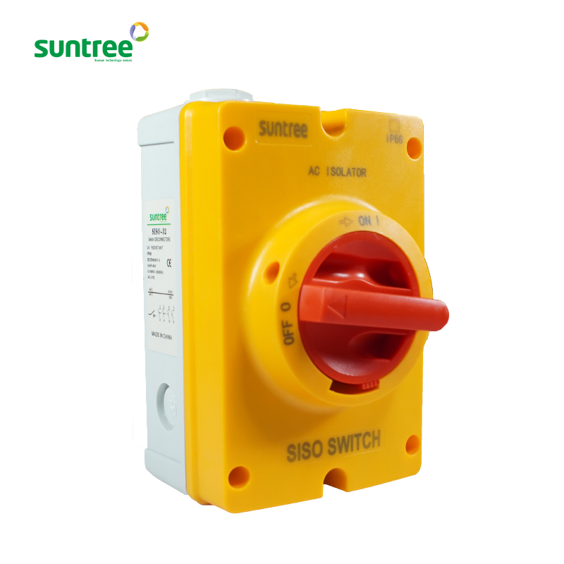 Suntree IP66 Waterproof ABS Electrical Cable Junction Box 6A-32A 2p 3p 4p
