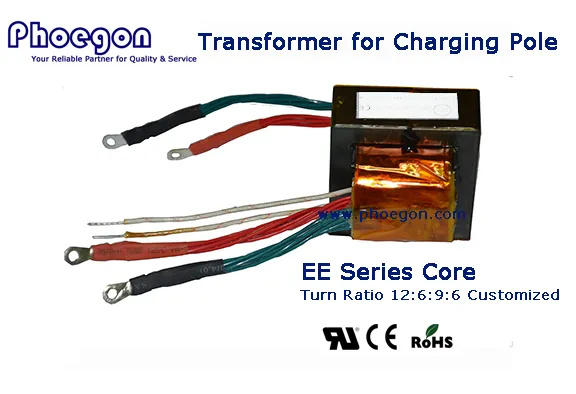 UL Ce RoHS Approved Efd Series Bev Hev Charging Pole Transformer