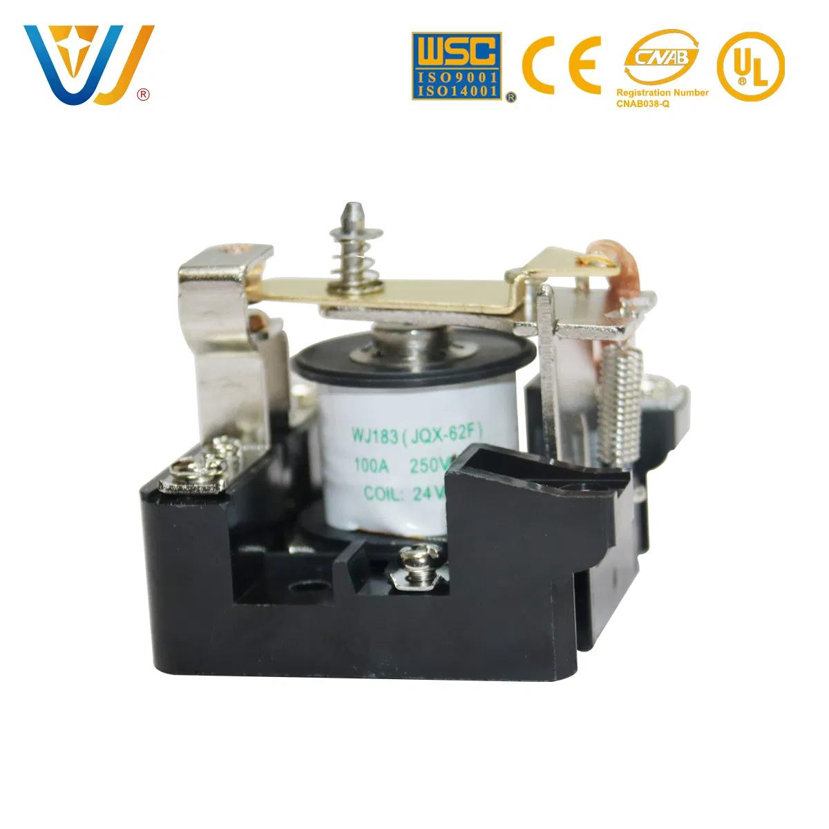 Wanjia Brand 100A Jqx-62f 1z Safety Switching Control Power Relay
